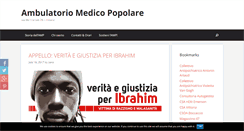 Desktop Screenshot of ambulatoriopopolare.org